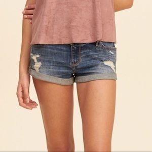 Hollister Denim cuffed shorts